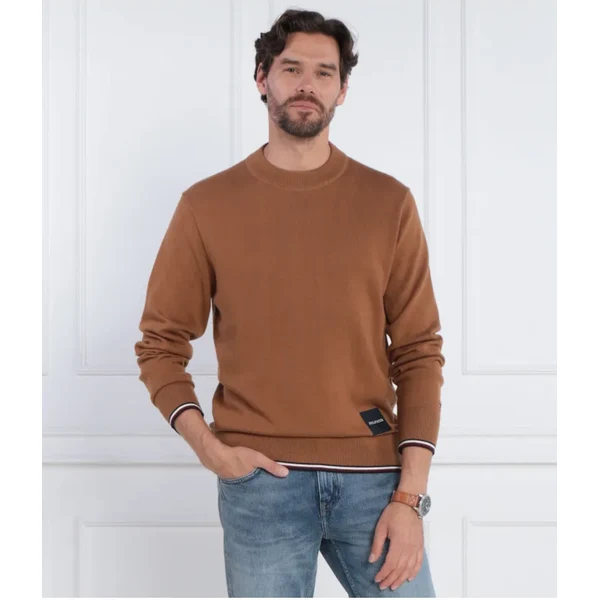 Tommy Hilfiger Sveter MONOTYPE GS TIPPED | Regular Fit | s prímesou 45416083