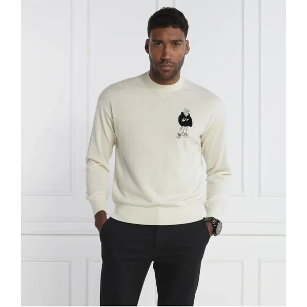 Emporio Armani Vlnený sveter PULLOVER 45354945