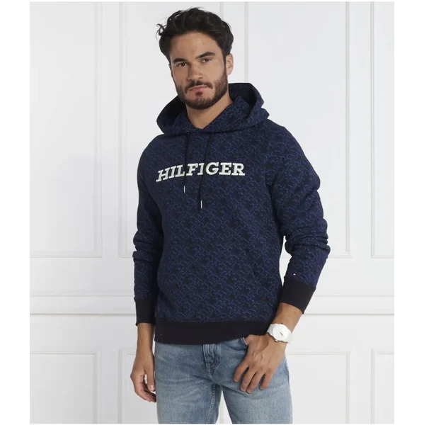 Tommy Hilfiger Mikina AOP MONOGRAM HOODY | Regular Fit 45355056