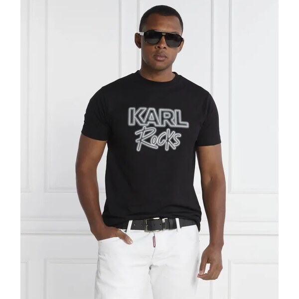 Karl Lagerfeld Tričko CREWNECK | Regular Fit 45037131