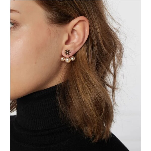 TORY BURCH Náušnice Kira Pearl Front-Back 45260504