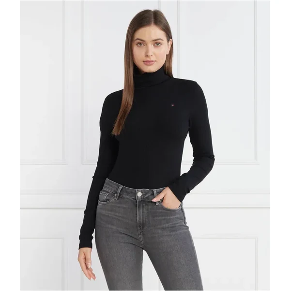 Tommy Hilfiger Rolák 5X2 RIB ROLL-NK LS | Slim Fit 44563737