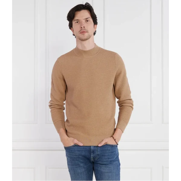 BOSS BLACK vlnený sveter opale | regular fit 44330850