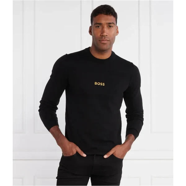 BOSS GREEN Sveter Roldan | Regular Fit | s prímesou vlny 43908309