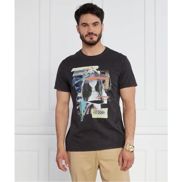 GUESS Tričko SS CN WOMAN GRAPHIC | Regular Fit 43546644