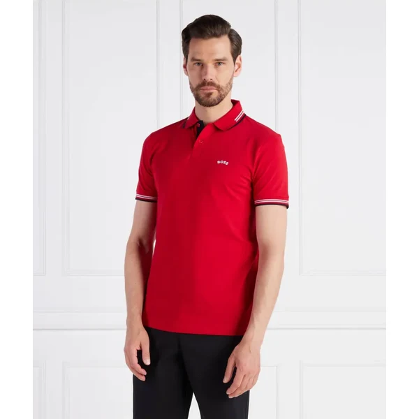 BOSS GREEN Polo tričko Paul Curved | Slim Fit | stretch 43229825