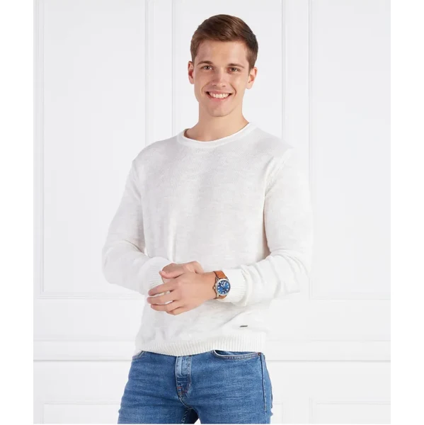 Joop! Sveter Mendor | Regular Fit | s prímesou ľanu 43049715