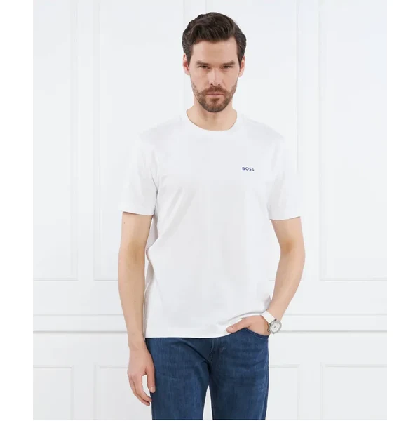 BOSS GREEN Tričko Tee Tape 10110340 01 | Slim Fit 42203455