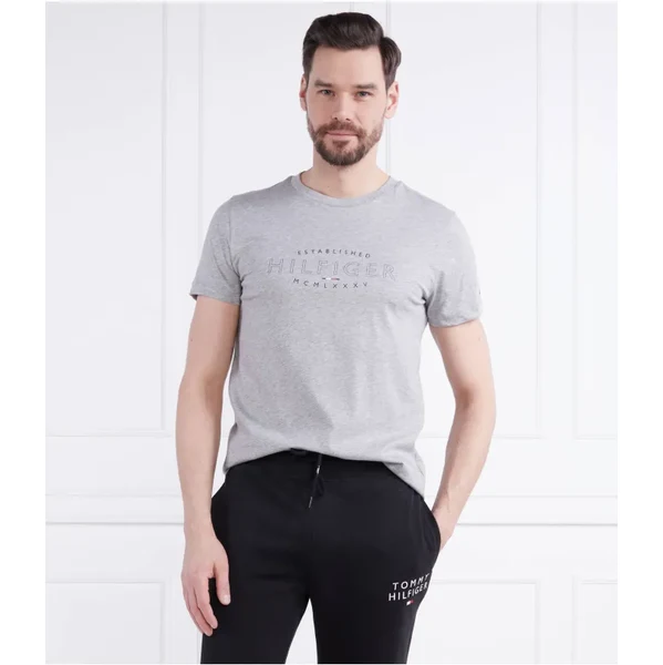 Tommy Hilfiger Tričko HILFIGER CURVE LOGO TEE | Slim Fit 42050126