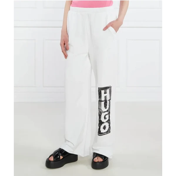 HUGO Teplákové nohavice Nasuede | Loose fit 42032069