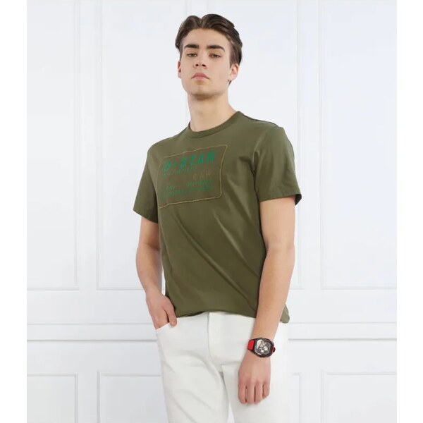 G- Star Raw Tričko Applique multi technique r t | Regular Fit 41557146