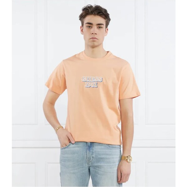 GUESS Tričko SS CN GUESS EMBRO BO | Regular Fit 41488725