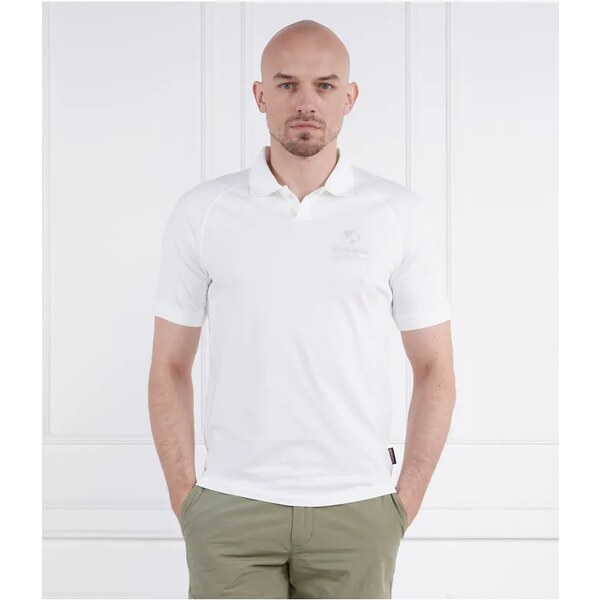 Napapijri Polo tričko E-SANTIAGO SS BRIGHTWHITE 002 | Regular Fit 41379275