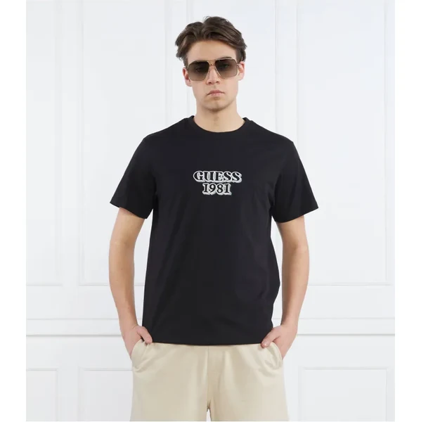 GUESS Tričko SS CN GUESS EMBRO BO | Regular Fit 41305106