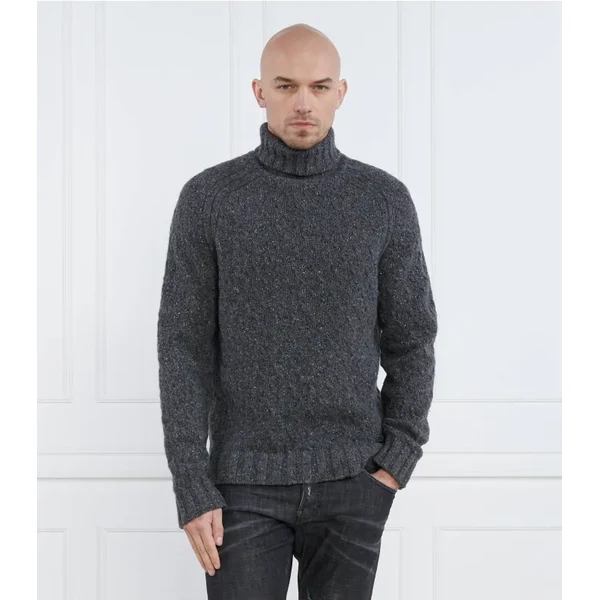 HUGO vlnený rolák steed | regular fit 61233893