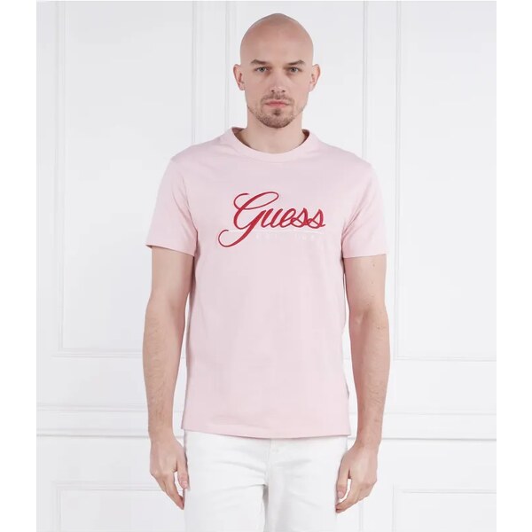 GUESS Tričko SS CN GUESS 3D EMBRO | Regular Fit 39642128