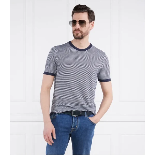 Joop! Tričko Madrin | Regular Fit | s prímesou ľanu 39390161