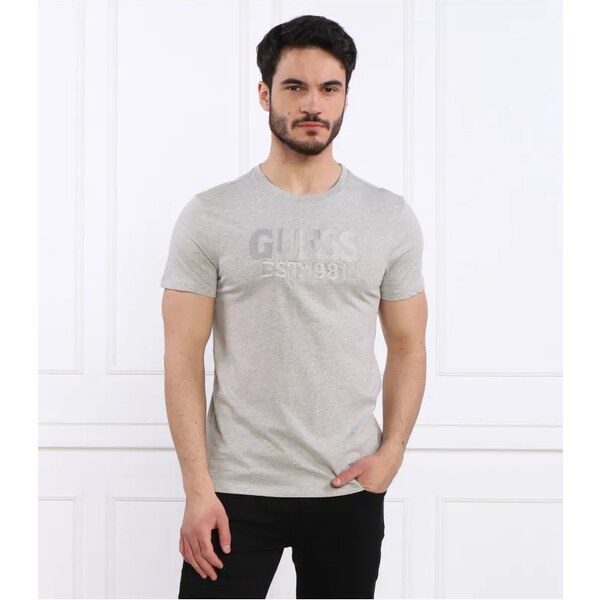 GUESS Tričko SS BSC EMBROIDERED G | Slim Fit 39390282
