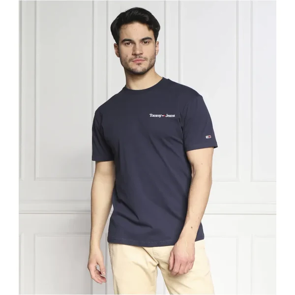 Tommy Jeans Tričko LINEAR CHEST | Regular Fit 37561312