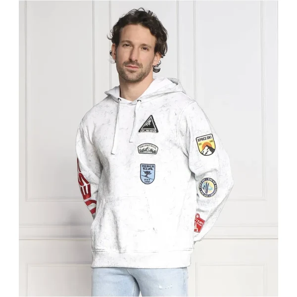 GUESS Mikina HEAVY FINCH WASHD PATCHES | Regular Fit 37275175