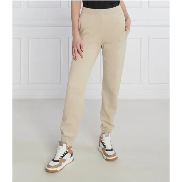 Calvin Klein Nohavice z pleteniny | Regular Fit | s prímesou kašmíru 37214962