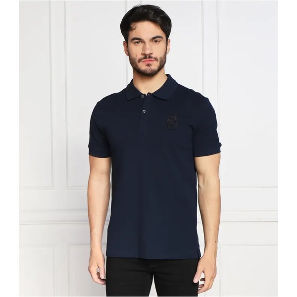 Alexander McQueen Polo tričko SKULL BADGE | Regular Fit 37087173