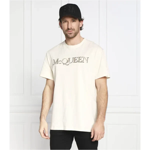 Alexander McQueen Tričko LOGO EMB | Regular Fit 36999708