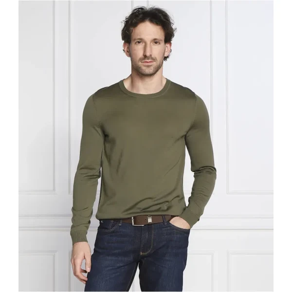 BOSS BLACK vlnený sveter leno-p | slim fit 36531075