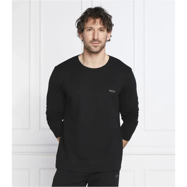 BOSS BLACK Sveter Waffle LS-Shirt | Regular Fit | s prímesou vlny 36438507