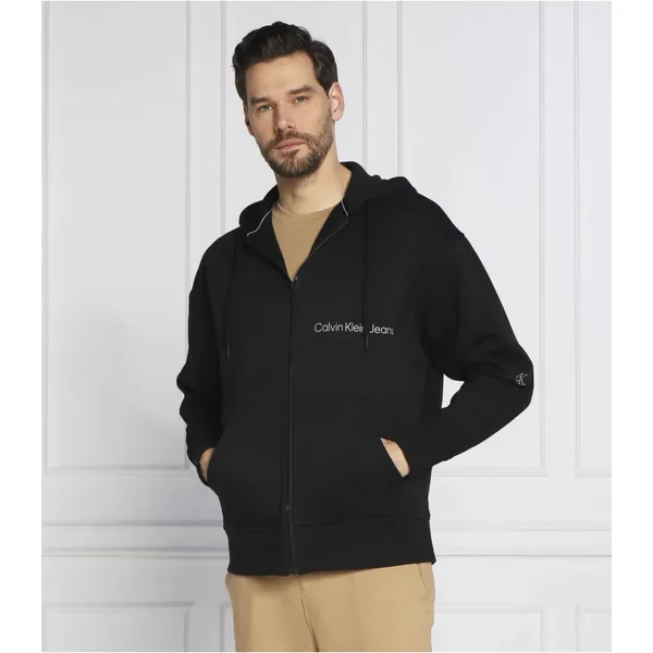 Calvin Klein Jeans Mikina OFF PLACED INSTIT ZIP-THROUGH | Regular Fit 36326979