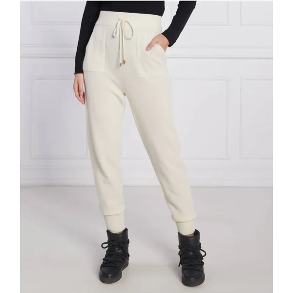 TWINSET Vlnené nohavice z pleteniny | Regular Fit | s prímesou kašmíru 36198343