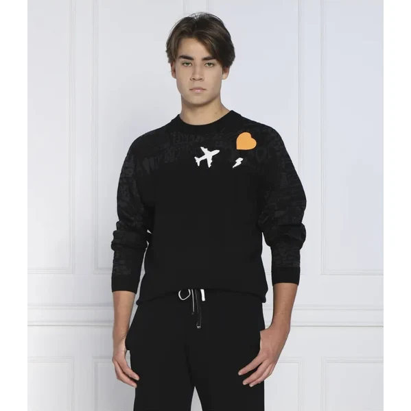 BOSS GREEN Sveter Rollami | Regular Fit | s prímesou vlny 35384171