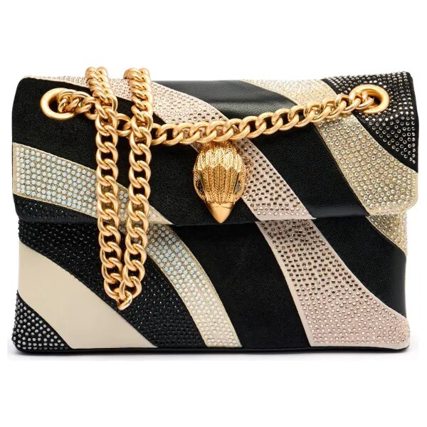 Kurt Geiger Kožená kabelka na rameno KENSINGTON 64813295