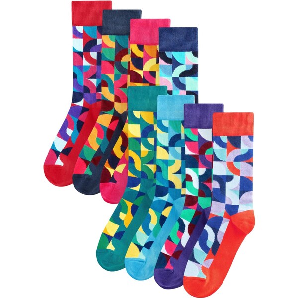 Next Ponožky námornícka modrá / modrofialová / ružová / červená 64818528