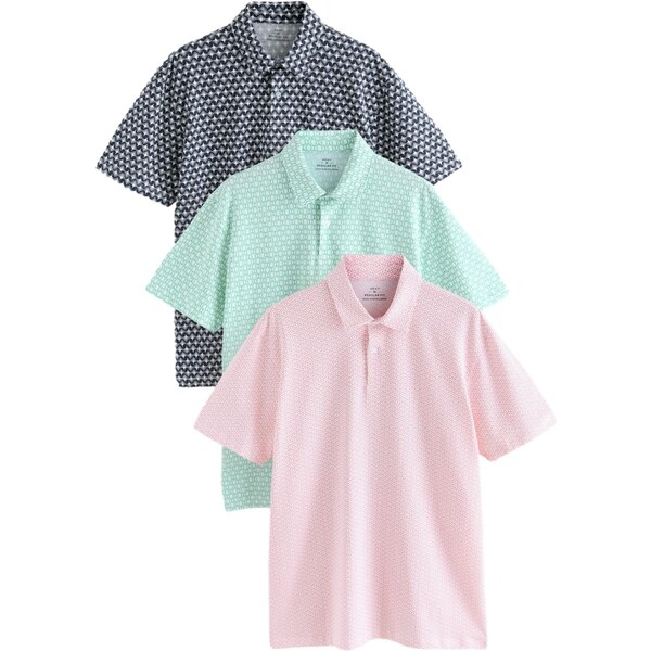 Next Tričko námornícka modrá / mätová / ružová 65493841