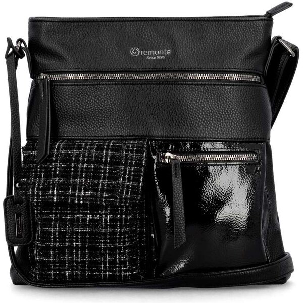 RIEKER Dámska kabelka REMONTE Q0729-01 čierna W5 64818445