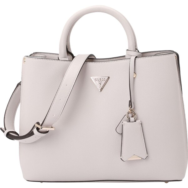 GUESS Kabelka MERIDIAN II GIRLFRIEND SATCHEL slonová kosť / zlatá 64818531
