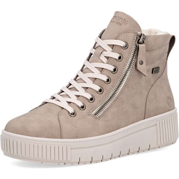 RIEKER Dámska členková obuv REMONTE D3B71-20 béžová W5 64819487