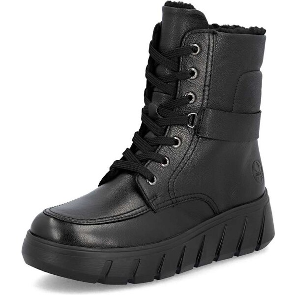 Dámska členková obuv RIEKER Y3503-00 čierna W5 64819496