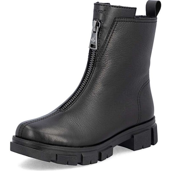 Dámska členková obuv RIEKER Y7158-00 čierna W5 64819497