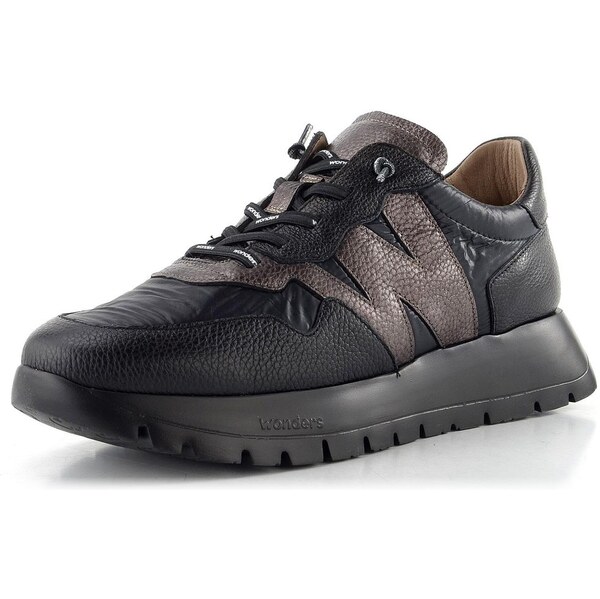 Wonders dámske tenisky na platforme negro/plomo A-2491 65611941