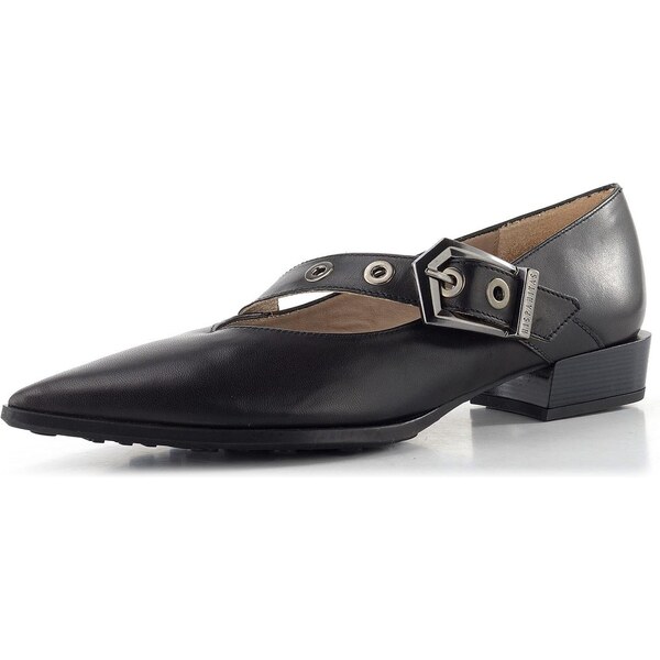 Hispanitas lodičky s priehlavkovým pásikom Turin black HI254196 65612185