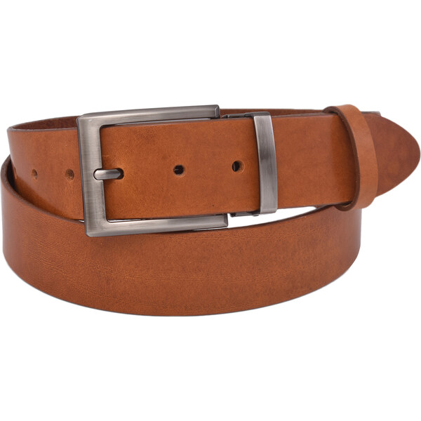 Mercucio Pánsky kožený opasok 740-40-121 koňak hladký 64823498