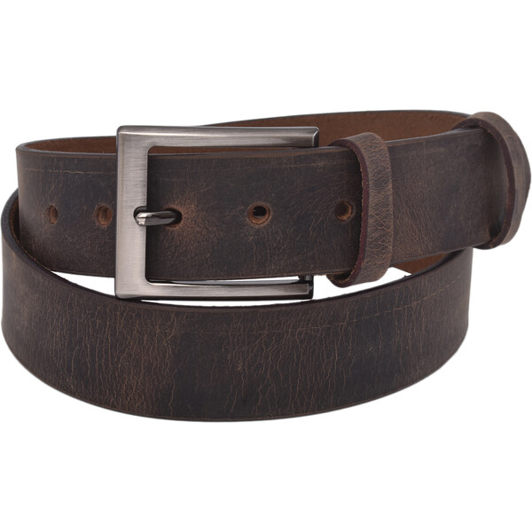 Mercucio Pánsky kožený opasok 747-40-46 tmavý tan hladký pracka Medard 64823500