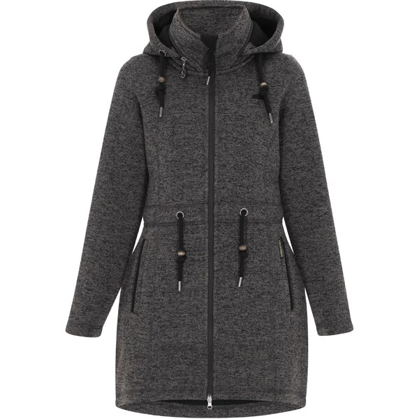 Schmuddelwedda Flisová bunda tmavosivá 65656435