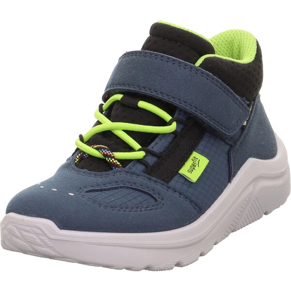 SUPERFIT Tenisky Kicks námornícka modrá / neónovo zelená / čierna 64875523