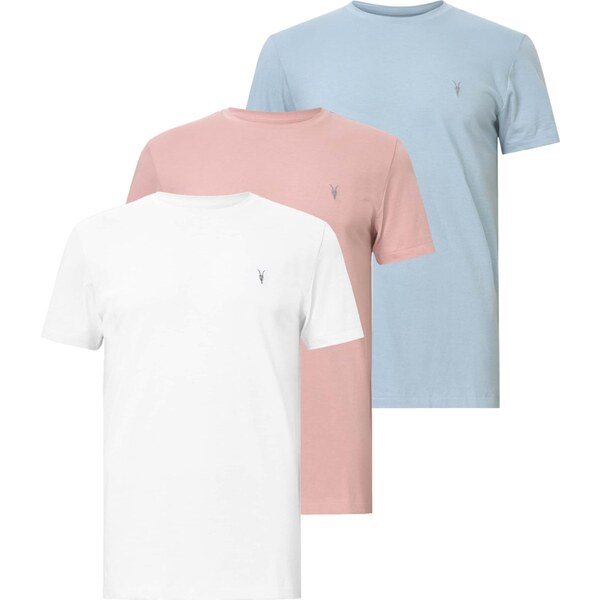 AllSaints Tričko TONIC svetlomodrá / ružová / biela 64866122