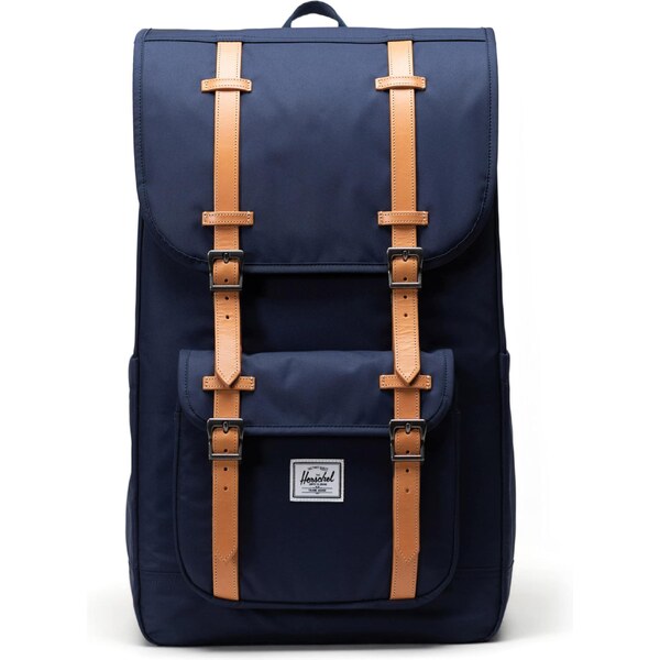 Herschel Batoh Herschel Little America námornícka modrá / karamelová 64898018