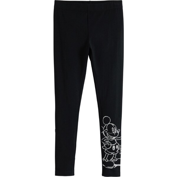 Desigual Legíny Mickey Mouse čierna / biela 65656868
