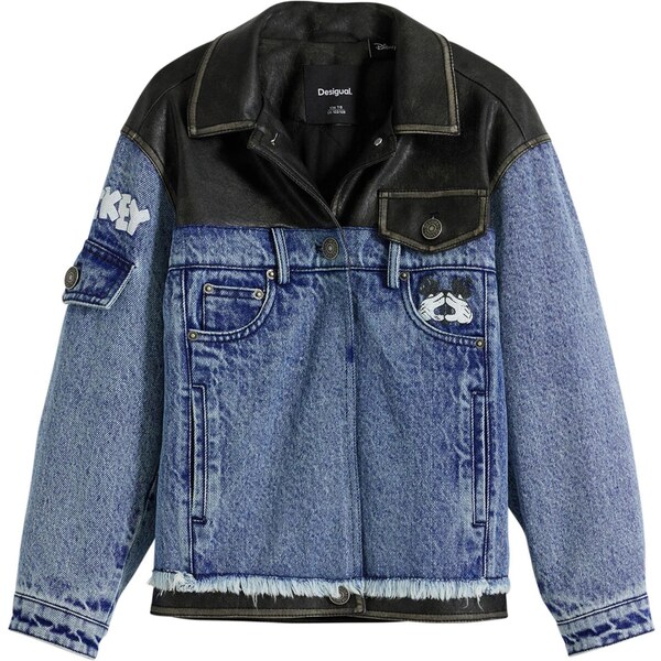 Desigual Prechodná bunda modrá / zmiešané farby 65883281
